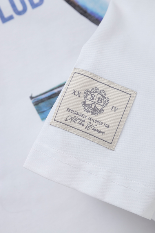 SCM Ventisia Sailboat T-Shirt White SBQ