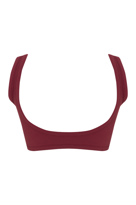 SCW Livigno Crop Top Burgundy SBQ