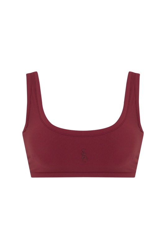SCW Livigno Crop Top Burgundy SBQ