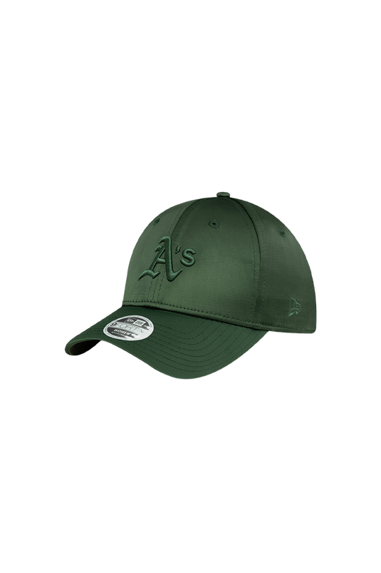 NEW ERA WMNS SATIN 9FORTY OAKATH DKGDKG OS VERDE