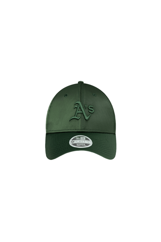 NEW ERA WMNS SATIN 9FORTY OAKATH DKGDKG OS VERDE