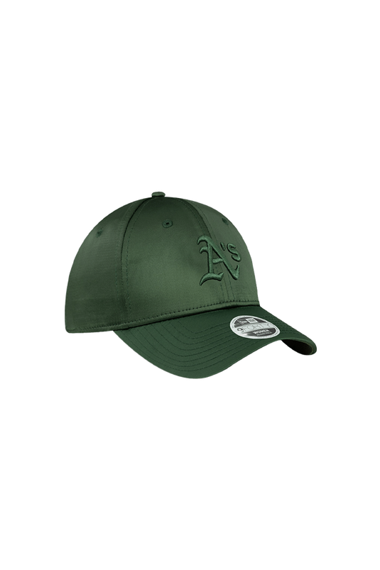 NEW ERA WMNS SATIN 9FORTY OAKATH DKGDKG OS VERDE