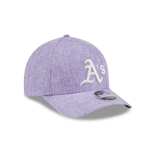 GORRA OAKLAND ATHLETICS MLB COTTON WEAVE 9FORTY AJUSTABLE MORADA NEW ERA
