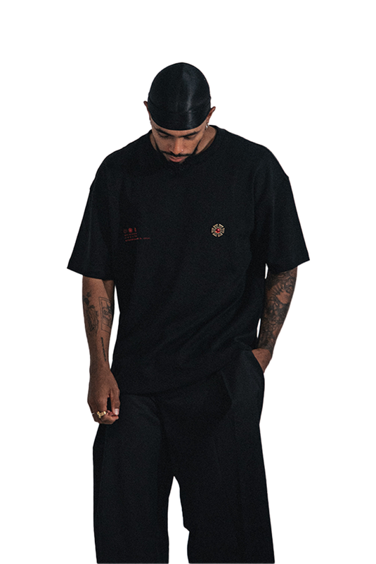 OMERTÁ PIN T-SHIRT BLACK