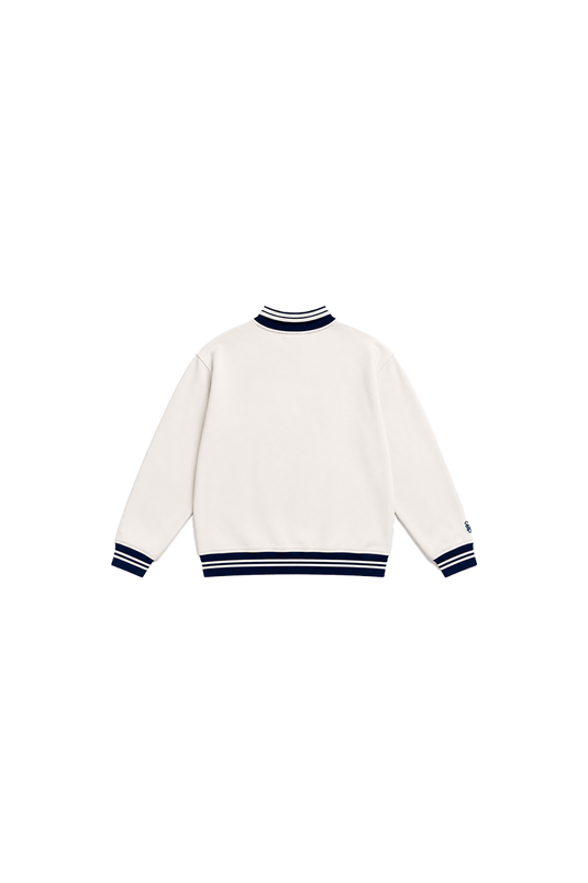 SBQ MA26 CREWNECK WITH LOGO IVORY
