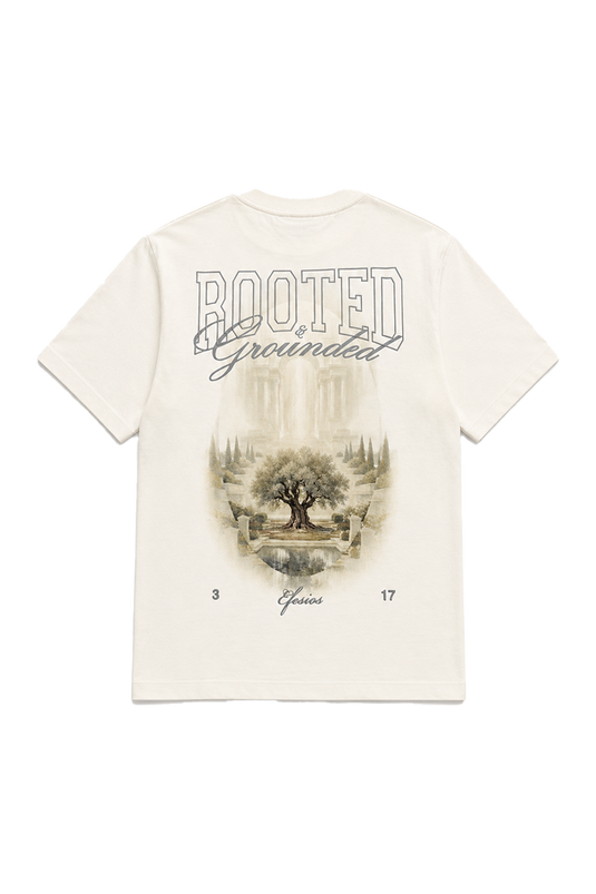 SBQ NC26M CREAM ROOTED T-SHIRT MEN