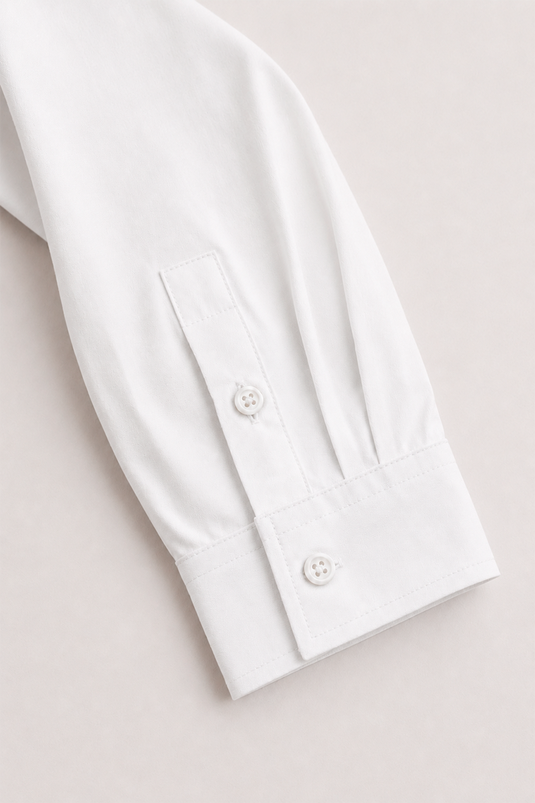 SBQ NC26W WHITE BOXY SHIRT WOMEN