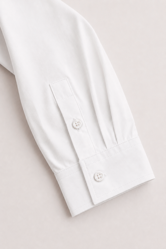 SBQ NC26W WHITE BOXY SHIRT WOMEN