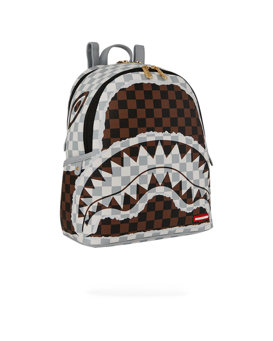 MOCHILA SAVAGE CREAM AND BROWN TEAR CHECK 910B8291NSZ