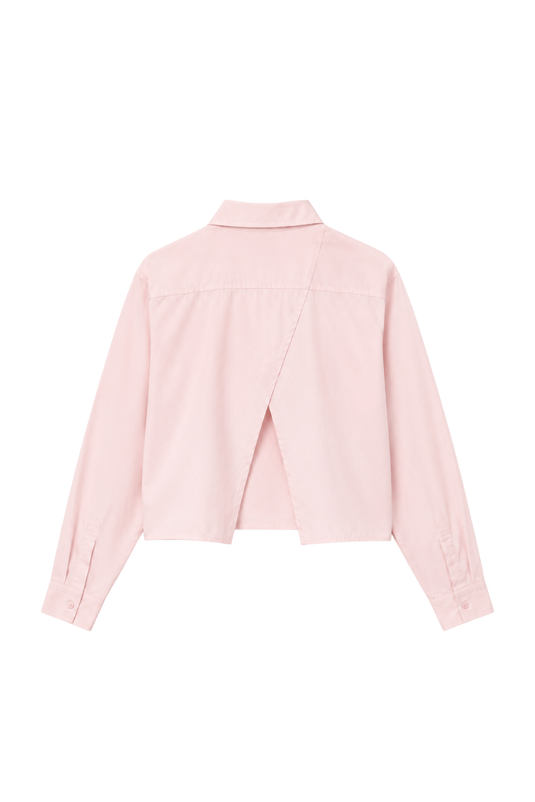 SBQ NC26W PINK BOXY SHIRT