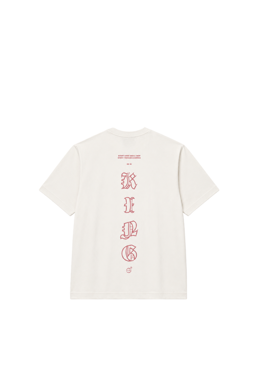 SBQ NC26M CREAM/PINK T-SHIRT MEN