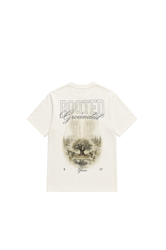 SBQ NC26M CREAM ROOTED T-SHIRT MEN