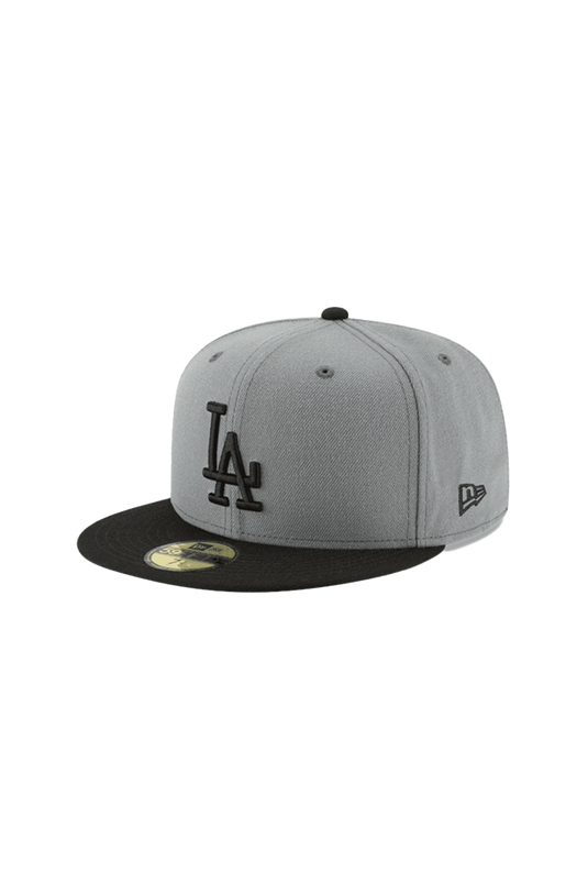 GORRA LOS ANGELES DODGERS MLB BASIC COLLECTION 59FIFTY GRIS NEW ERA