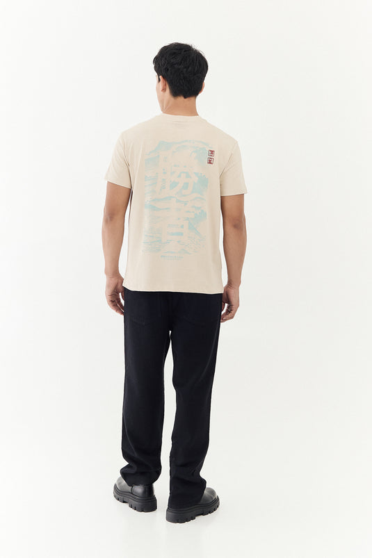 SBQ M SHIBUI IKIGAI IVORY TSHIRT