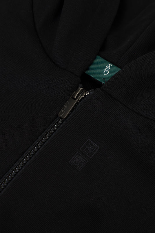 SBQ M SHIBUI KIHON BLACK HOODIE