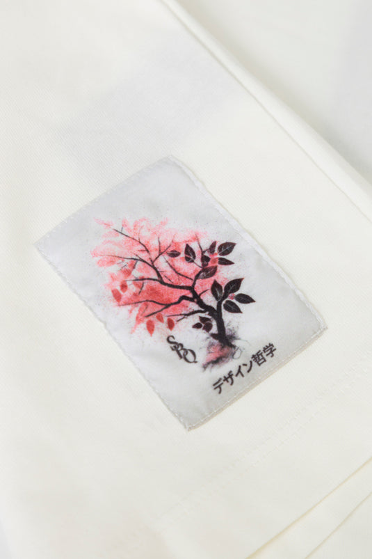 SBQ W SHIBUI IKIGAI AVORY T-SHIRT