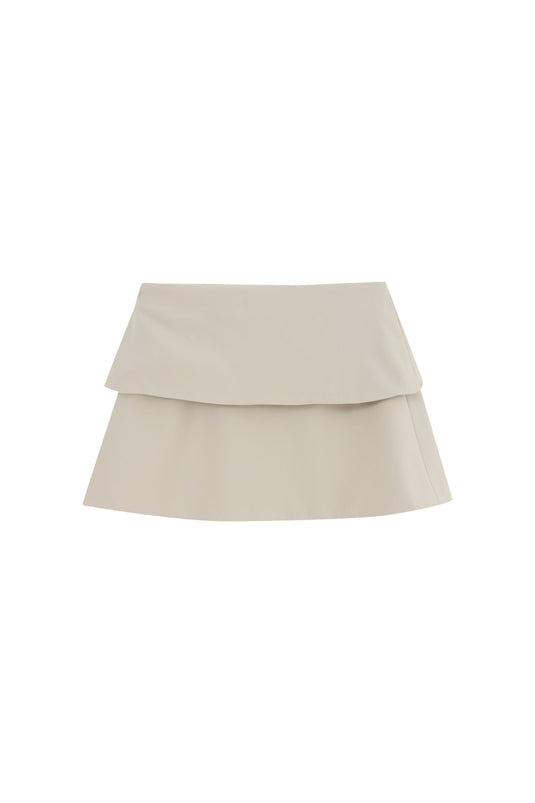 SBQ W SHIBUI KIHON CAMEL SKIRT