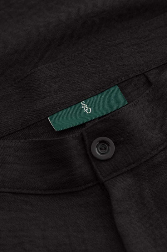 SBQ W SHIBUI IKIGAI BLACK PANTS