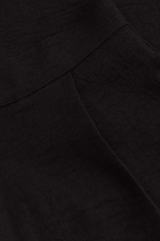 SBQ W SHIBUI IKIGAI BLACK PANTS