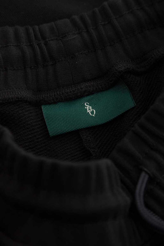 SBQ W SHIBUI KIHON BLACK SWEATPANTS