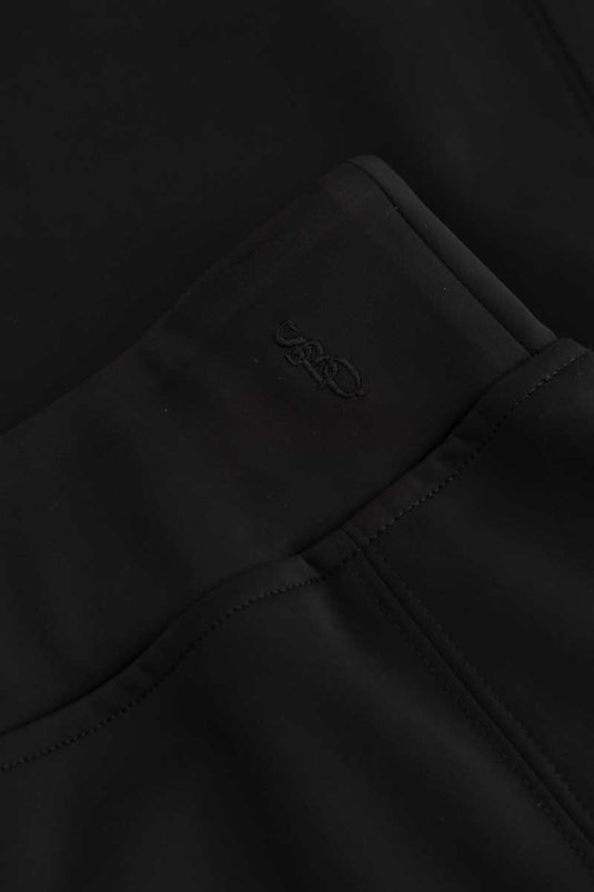 SBQ W SHIBUI KIHON BLACK TROUSERS
