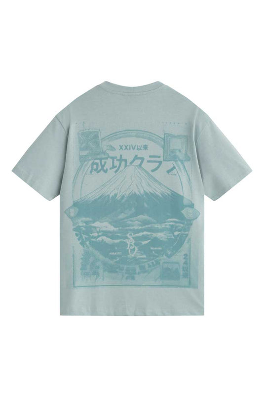 SBQ M SHIBUI INDIGO GREEN TSHIRT