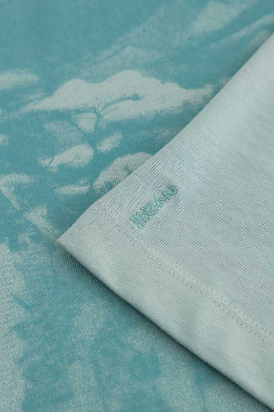 SBQ M SHIBUI INDIGO GREEN TSHIRT