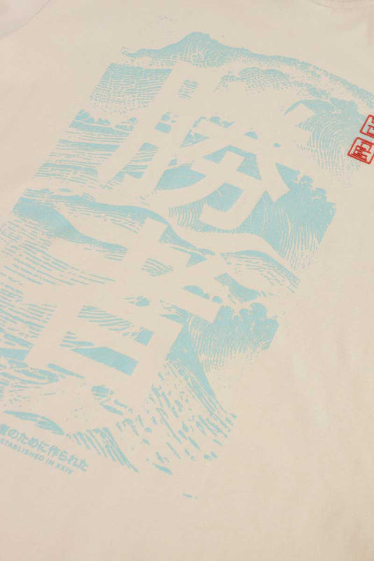 SBQ M SHIBUI IKIGAI IVORY TSHIRT
