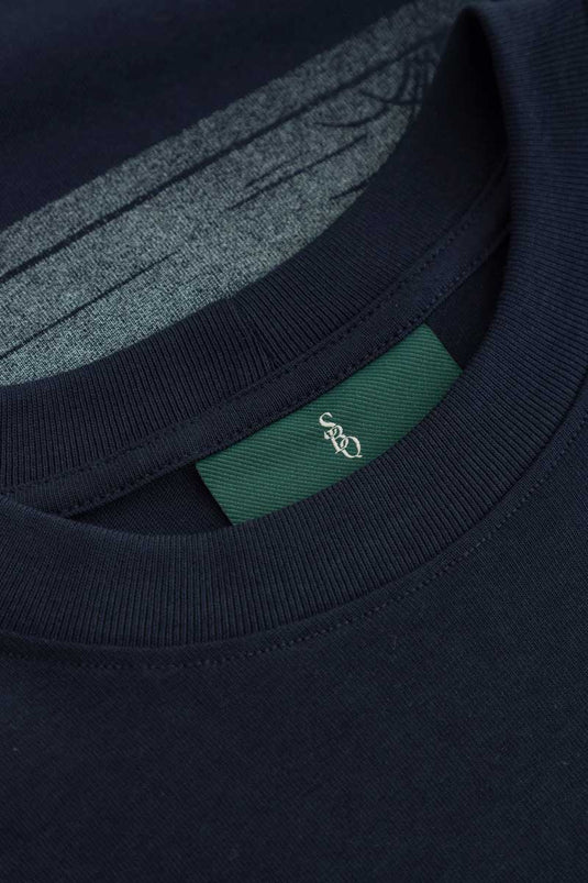 SBQ SHIBUI INDIGO DARK BLUE TSHIRT