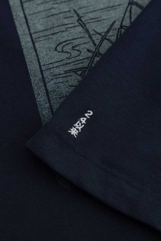 SBQ SHIBUI INDIGO DARK BLUE TSHIRT