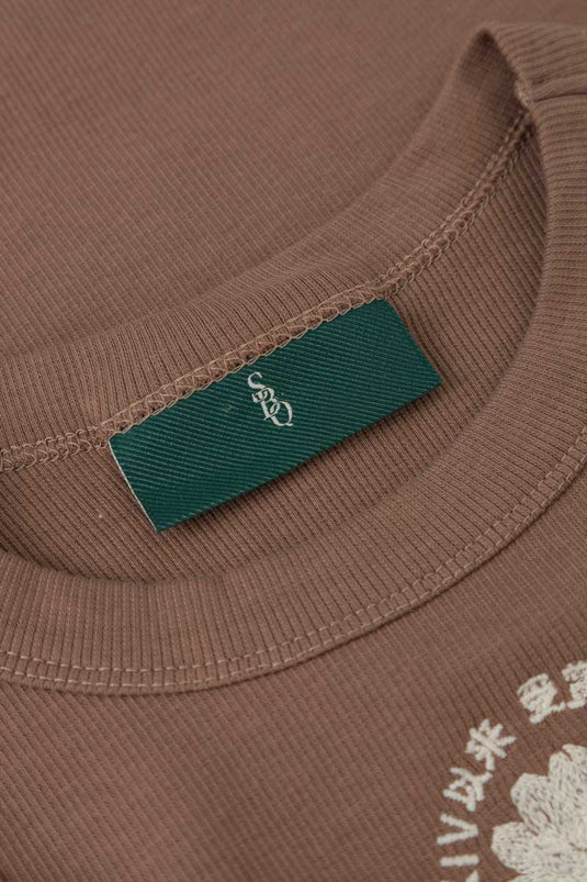 SBQ W SHIBUI IKI BROWN TANK TOP