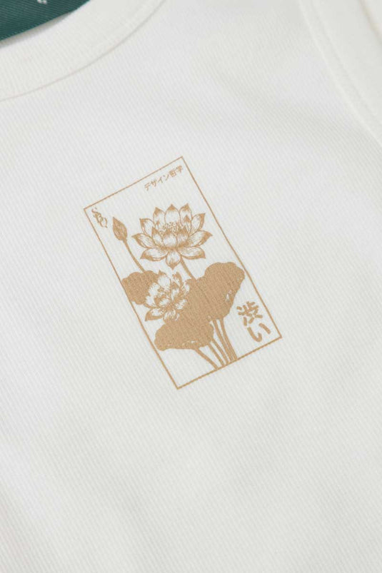 SBQ W SHIBUI KIHON IVORY TANK TOP