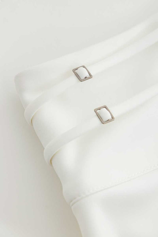 SBQ W SHIBUI KIHON WHITE SKIRT