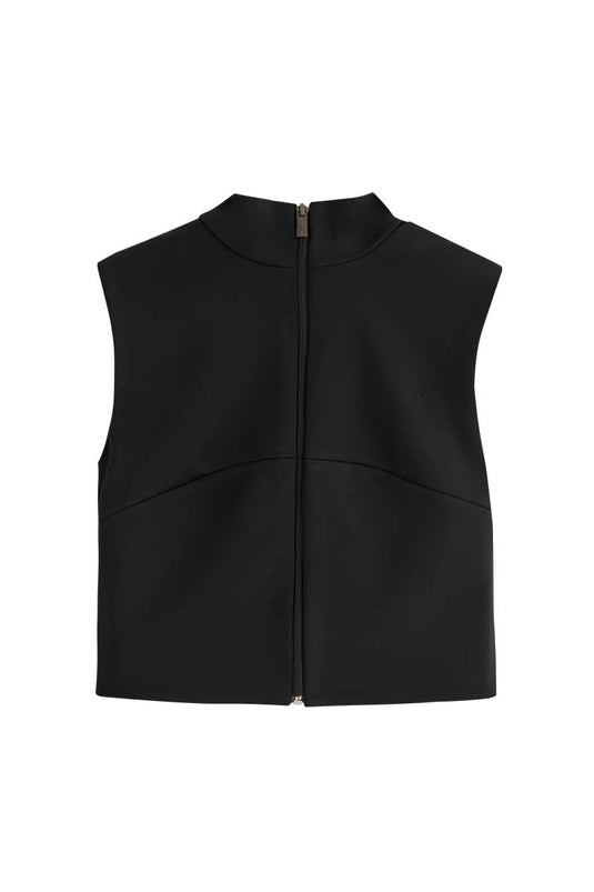 SBQ W SHIBUI KIHON BLACK VEST