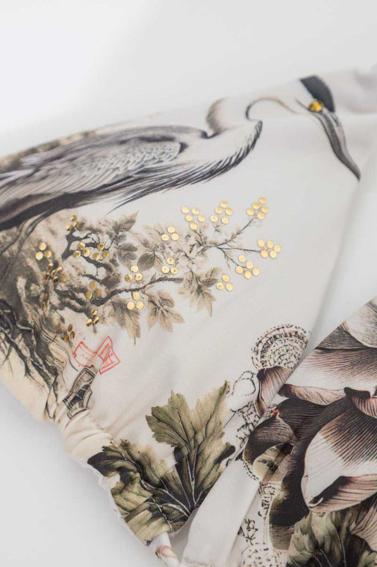 SBQ W SHIBUI FUJIN LACK CRANE BIKINI