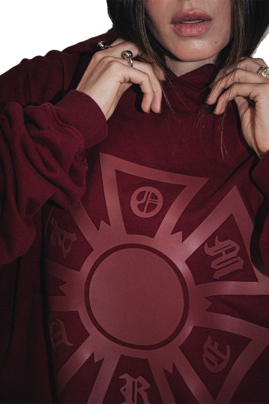 OMERTÁ MAROON HOODIE