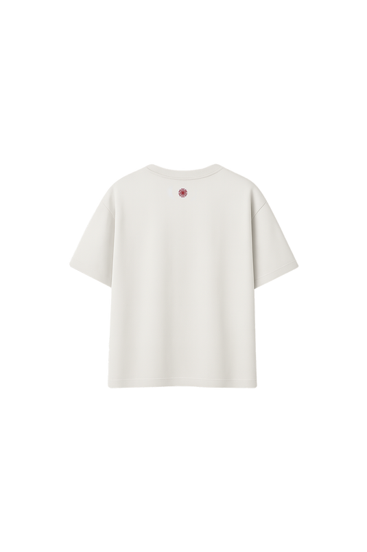 OMERTA PIN T-SHIRT IVORY