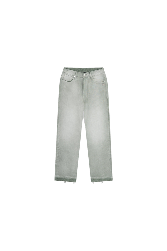 FLARED PANTS | VERDE OLIVA DESGASTADO