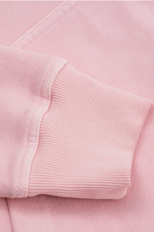 ZIP HOODIE OVERSIZED BÁSICO V3 | ROSADO PASTEL