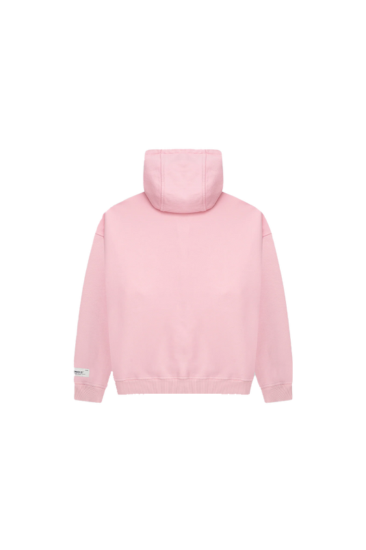 ZIP HOODIE OVERSIZED BÁSICO V3 | ROSADO PASTEL
