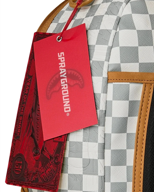 MOCHILA SPRAYGROUND GRAFF EMBOSSED CREAM CHECK