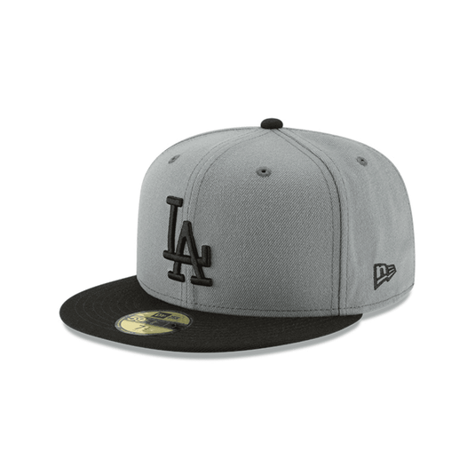 GORRA LOS ANGELES DODGERS MLB BASIC COLLECTION 59FIFTY GRIS NEW ERA