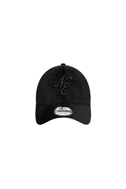 NEW ERA NE CORD 9FORTY BLKBLK OS BLACK