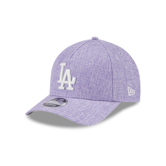 GORRA LOS ANGELES DODGERS MLB COTTON WEAVE 9FORTY AJUSTABLE MORADA NEW ERA