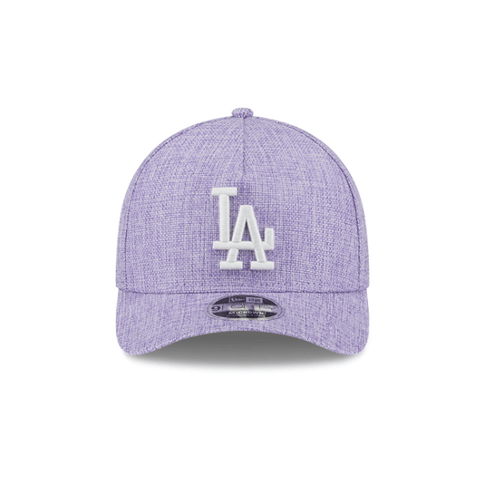 GORRA LOS ANGELES DODGERS MLB COTTON WEAVE 9FORTY AJUSTABLE MORADA NEW ERA