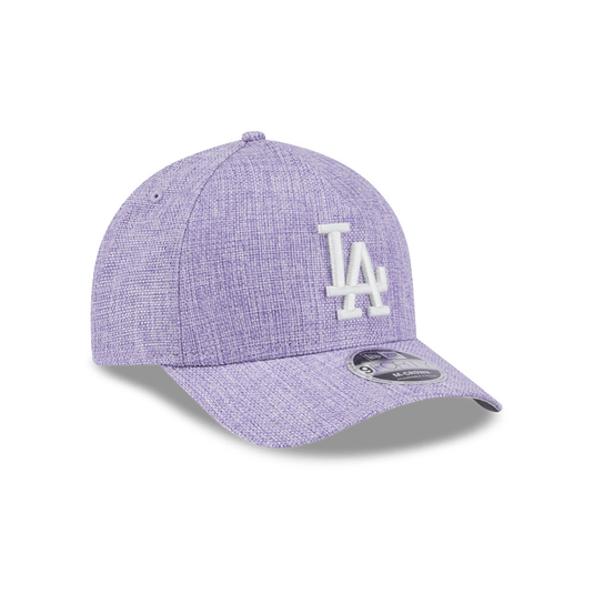 GORRA LOS ANGELES DODGERS MLB COTTON WEAVE 9FORTY AJUSTABLE MORADA NEW ERA