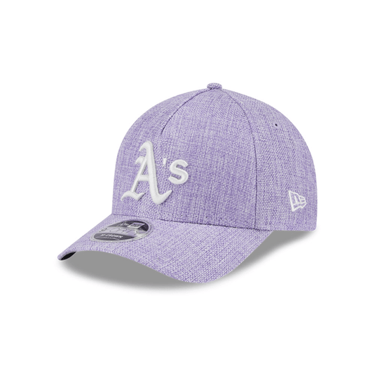 GORRA OAKLAND ATHLETICS MLB COTTON WEAVE 9FORTY AJUSTABLE MORADA NEW ERA