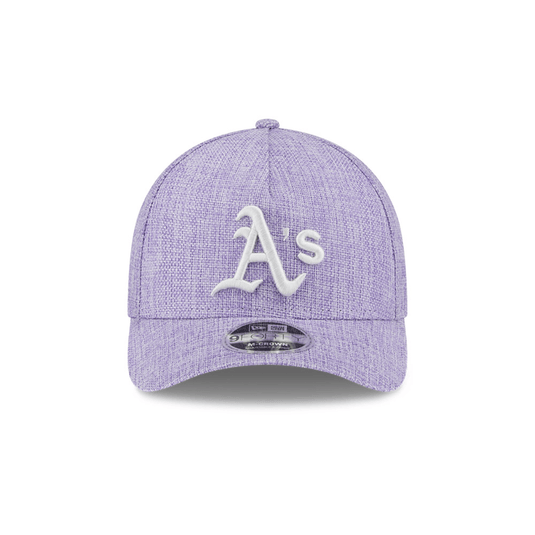 GORRA OAKLAND ATHLETICS MLB COTTON WEAVE 9FORTY AJUSTABLE MORADA NEW ERA