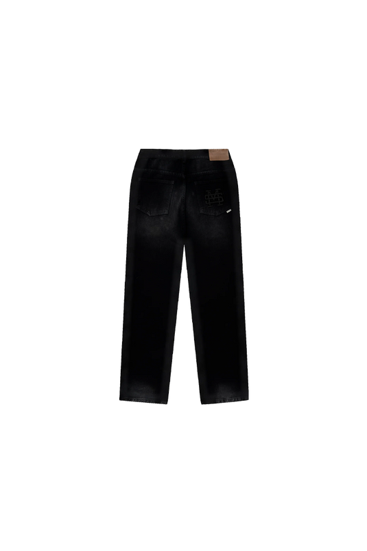 POCKET STRAIGHT PANTS | NEGRO DESGASTADO