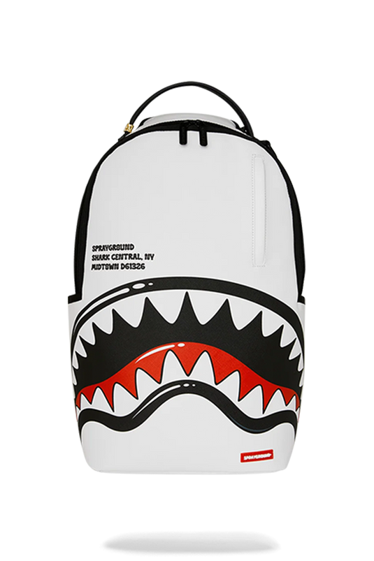 SPRAYGROUND MOCHILA SHARK CENTRAL BUBBLY WHITE 910B9081NSZ